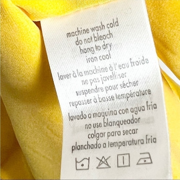 NWT WEWOREWHAT Y2K Satin Cowl Square Neck Sleeveless Open Back Cocktail Gown M - Picture 7 of 7